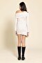 Degaje Detailed Gathered Stone Color Dress - 3