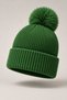 Women's Pompom Wool Knitted Beanie Winter Foldable - 2