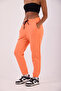 Women's Orange Basic Jogger Pants - 6