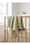 100% Cotton Baby Thick Waffle Blanket Water Green - 8
