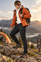 Men's Winter Softshell Tactical Pants with Fleece Lining, Windproof, Cold & Water Resistant - E232 - 5