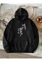 Mooda 3 Threaded Unisex Oversize Hooded Sweatshirt