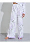 Multi-Color All Over Floral Print Shirt And Wide Leg Pants Pyjama Set - 4