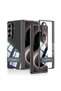 Galaxy Z Fold 8 Ultra Case with Camera Protection Transparent Design Shrp Lego Stand Case - 2
