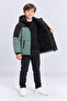 Boy's Hooded Winter Coat with Soft Lining and Water Repellent Jacket Ak4294 - 3
