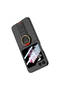 Galaxy Z Flip 6 Case with Camera Protection and Ring Carbon Design Senk Flip Ring on the Phone Case - 2