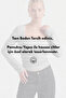 Brown Square Neck Gathered Waist Fitted 97% Cotton Long Sleeve Blouse - 3
