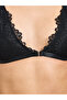 Solid Lace Padded Non Wired Bulk Front Bralette - 3