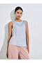 Multi-Color Polka Dot Tank And Printed Wide Leg Pants Pyjama Set - 3