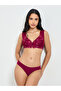 Solid Lace Bulk Front Padded Non Wired Regular Bra - 2