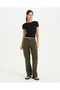 Black Contrast Piping T-Shirt - 5