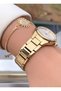 Brand Original - Gold Color- 2 Year Warranty Women Wrist Watch - Bracelet Gifted 010Dkl00-522 - 2