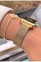 Brand Original - Gold Color- 2 Year Warranty Women Wrist Watch - Bracelet Gifted 010Dkl00-521 - 2
