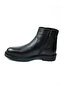 1036 Black Leather and Fur Men's Boots - 3