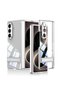 Galaxy Z Fold 8 Ultra Case with Camera Protection Transparent Design Senk Lego Stand Case