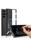 Galaxy S24 Ultra Case with Camera Protection, Transparent Design, Vrdr Lego Stand Case - 5