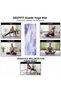 Suede Yoga Mat, Exercise Mat for Yoga, Pilates, Stretching & Home Workout, Non Slip Exercise Fitness Mat with Soft Suede Surface for Men & Women, Eco-Friendly Fitness & Exercise Mat (Pink) - 2