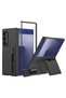 Galaxy Z Fold 7 Faux Leather Back Surface Tkng Card Holder Silicone Case