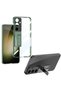 Galaxy S24 Case with Camera Protection Transparent Design Senk Lego Stand Case - 5