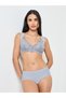 Solid Lace Bulk Front Padded Non Wired Regular Bra - 2