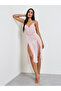 Multi-Color Floral Print Lace Trims Strappy Nightdress With Brief Set