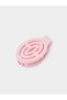 Girls Pink Rubber Hair Brush With Mirror - 3