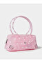 Pink Polka Dot Clear Pvc Handbag