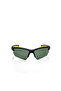 Frameless Runner Wraparound Runner Polarized Unisex Sports Sunglasses - 2