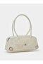 White Polka Dot Clear Pvc Handbag