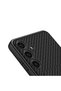 Galaxy S24 Faux Leather Back Surface Silicone Case with Senk Card Holder - 6