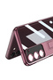 Galaxy S23 Case with Camera Protection Transparent Design Omsy Lego Stand Case - 5