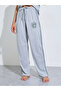 Grey Graphic Print Shirt And Straight Leg Pants Pyjama Set - 4