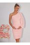 Rochie mini, roz - XL - 3