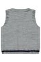 Braided Pocketed Vest for 3-18 Months - Gray - 2