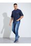 Blue Mid Washed Relaxed Fit Denim Jeans - 2