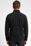 Men's Large Size Black Zippered Outdoor Winter Fleece Jacket with Chest Pocket - 5