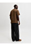 Brown Jjesoho Slogan Print Crew Neck T-Shirt - 9
