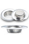 3 Pieces Large Size Stainless Steel Sink Strainer 11.5 cm Mit1358