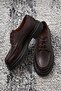 Gorki Genuine Leather Lace-Up Thick Sole Men's Classic Casual Shoes