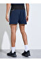 Navy Blue Color Block Regular Fit Running Shorts - 4