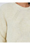 Off White Long Sleeves Regular Fit Knit Sweater - 4
