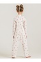 Mother - Daughter, Teddy Bears, 100% Cotton, Pink, Shirt Collar Pajama Set (the Sets Will Be Sold Separately.) - 7