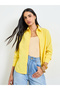 Yellow Long Sleeve Button-Up Shirt