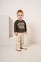 Baby Boy & Child Quilted Patterned Jacket Sweat Pants 3-Piece Set - 4