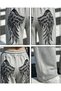 Angel Wings Printed Oversize Baggy Unisex Sweatpants - 2