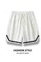 Men White Solid Knee-Length Shorts - 4