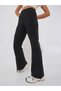 Black Soft Form Flow Flared Pants