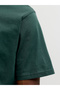 Dark Green Jjesoho Slogan Print Crew Neck T-Shirt - 6