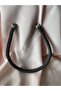 Handmade Dark Gray / Anthracite Color Shiny Small Stone Thin Crown Buckle - 5