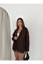 Tied Drawstring Double-Breasted Trench Coat - 6